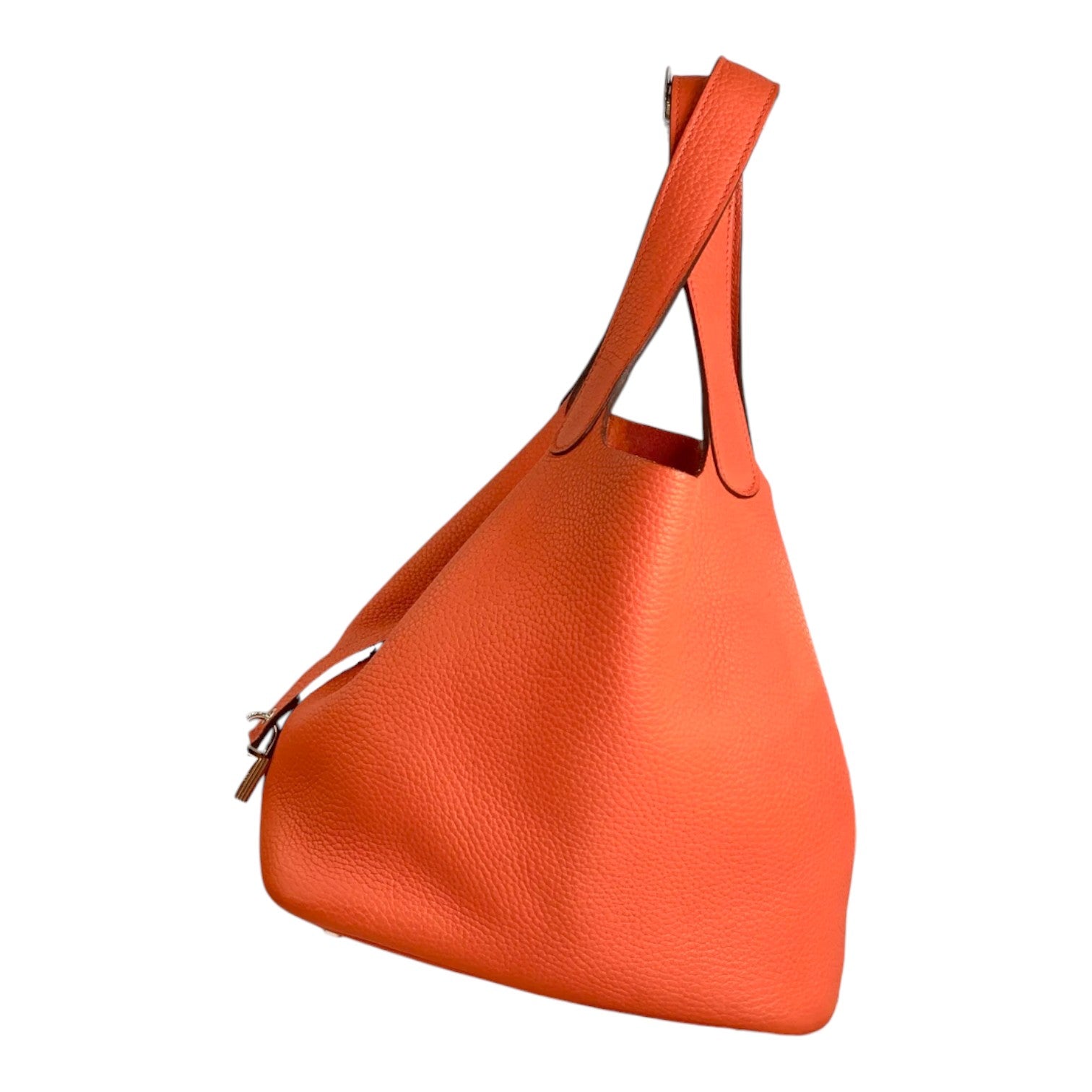 Hermes Picotin 22 Orange Bag in Clemence