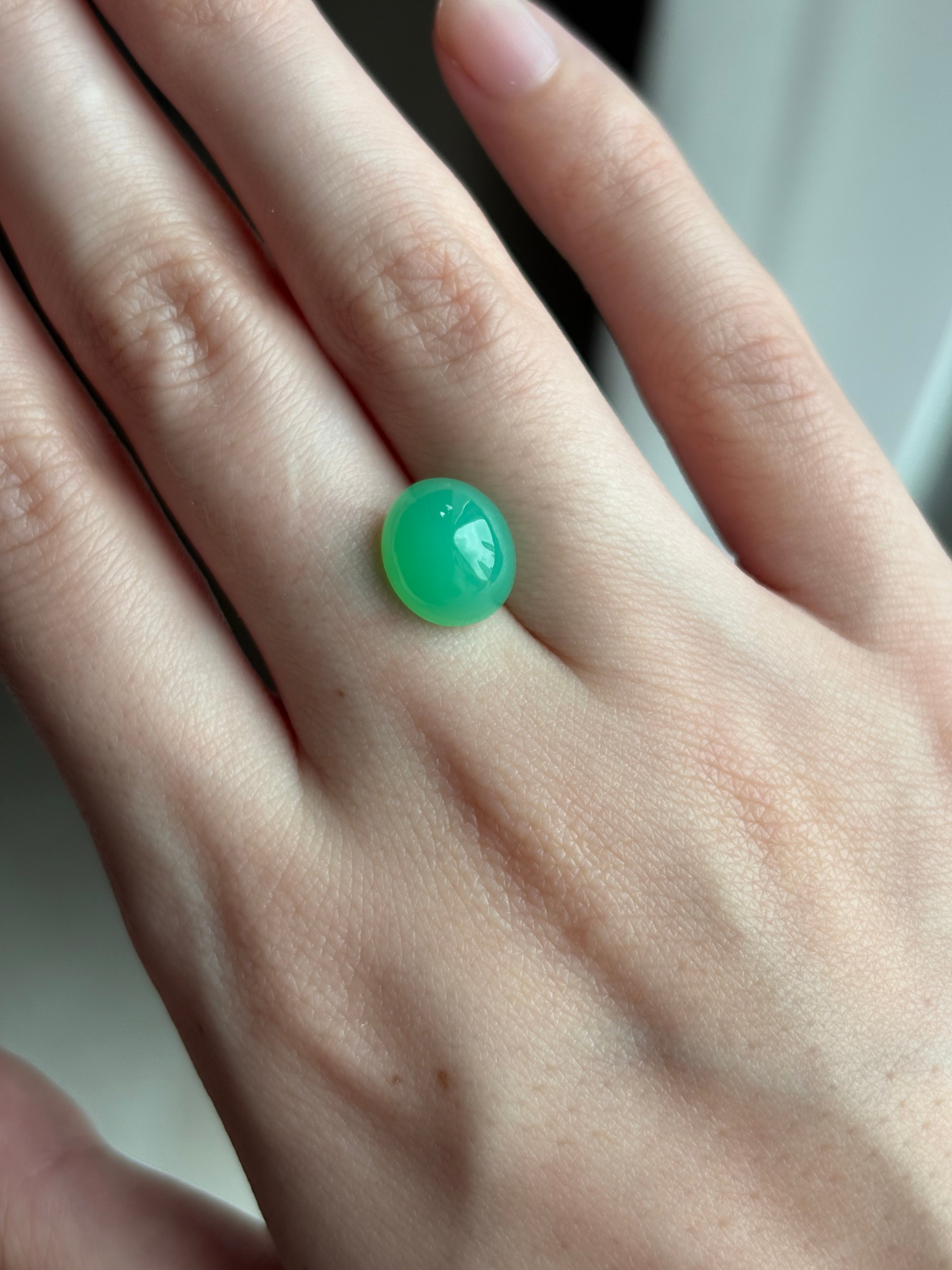 3.88ct Chrysoprase DXBCS4508