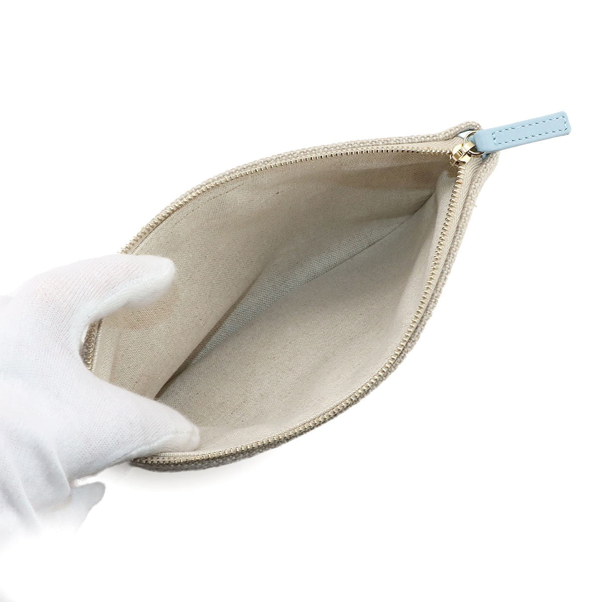 CHANEL Deauville MM Chain Tote Bag Canvas Leder Beige A67001 Handtasche 902995658