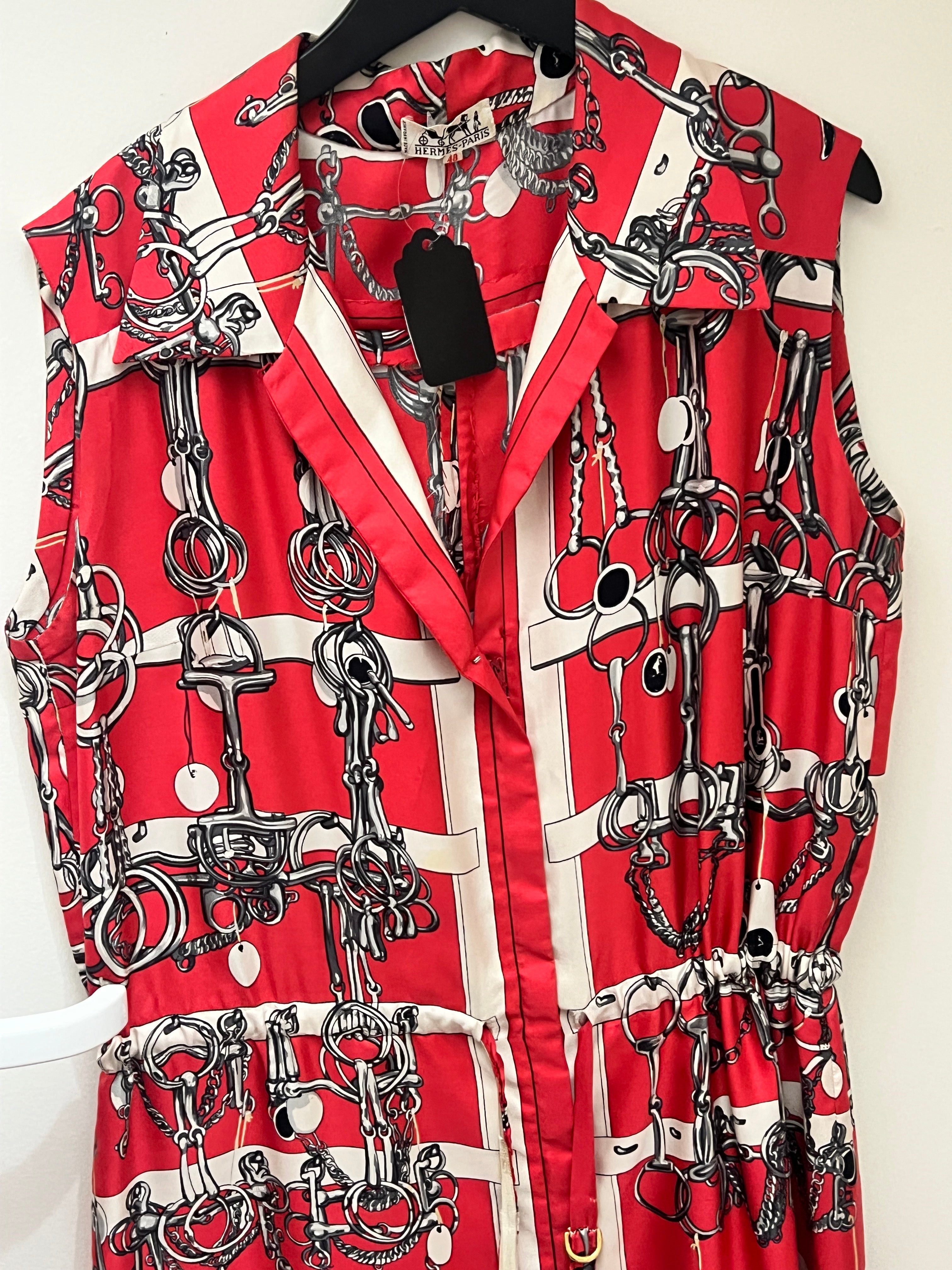 Hermes silk dress AKC1265