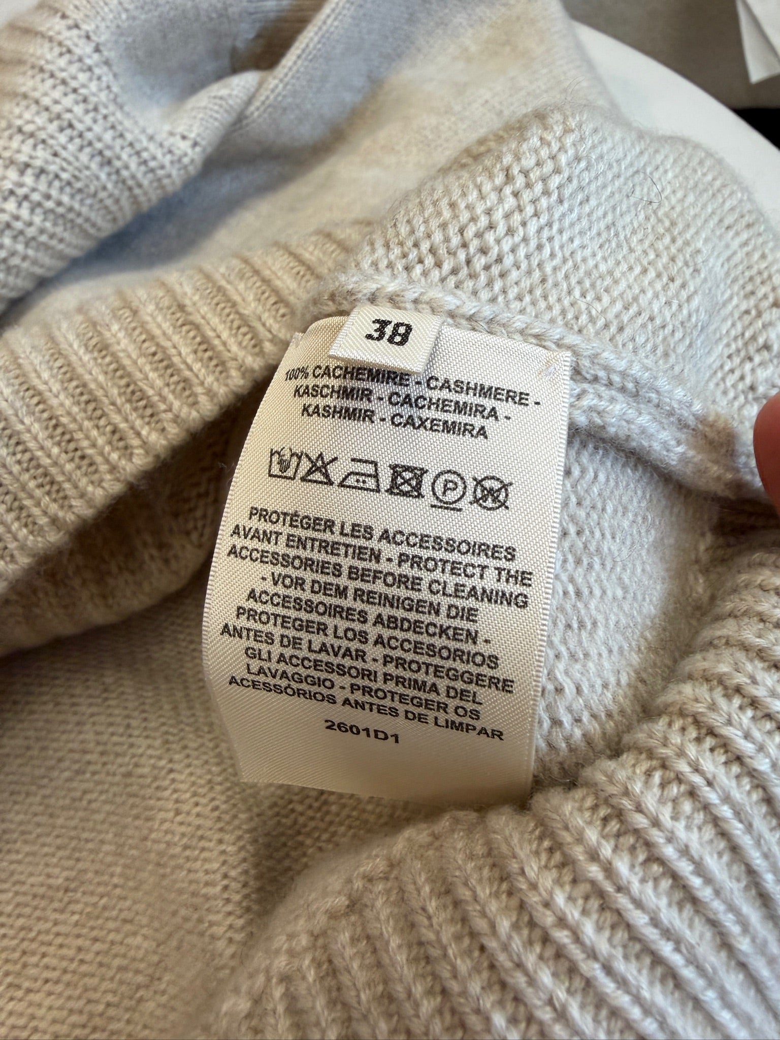 FR38 - Hermès Cashmere long-sleeve sweater