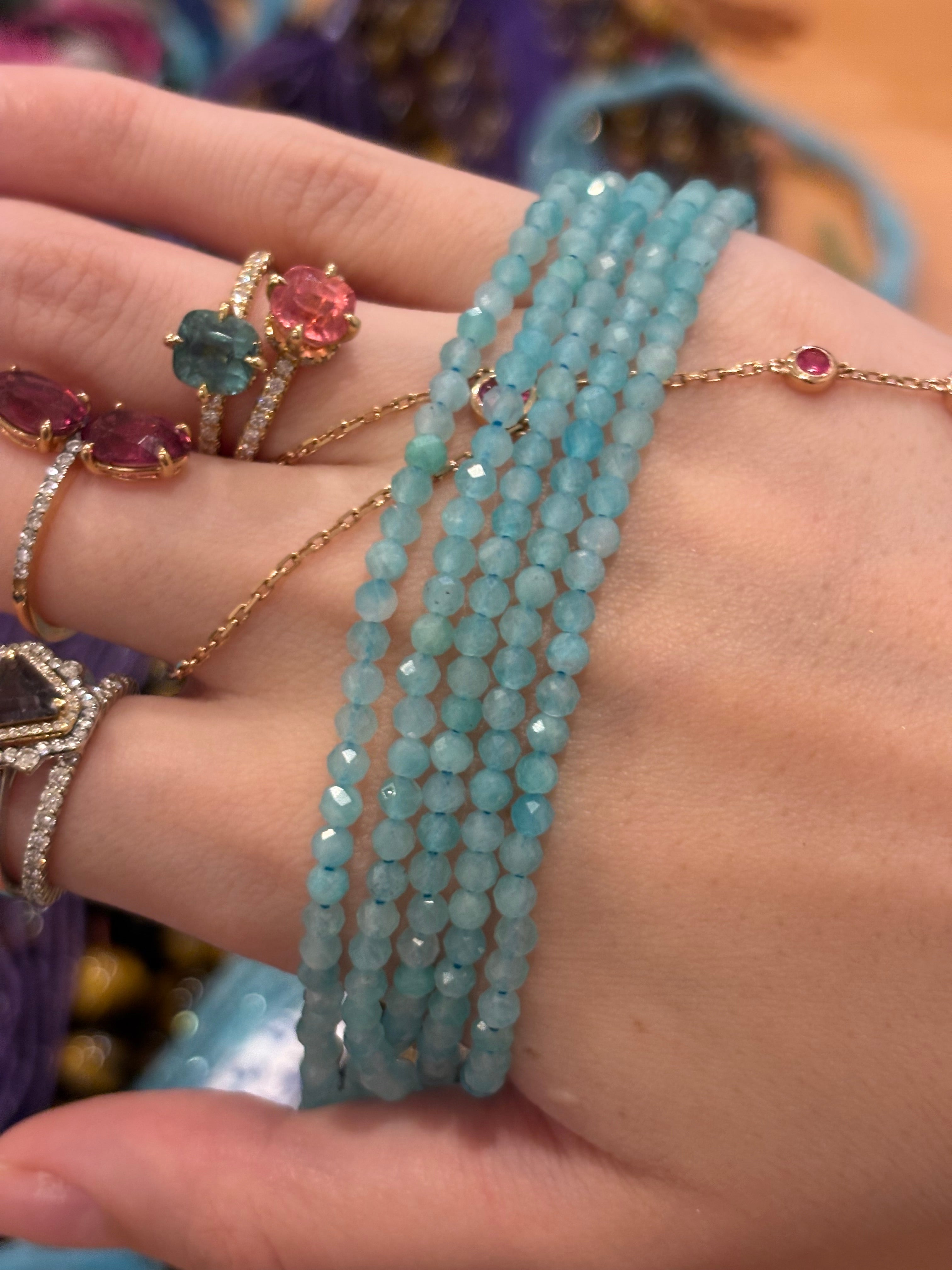 Amazonite faceted DXBCS0654