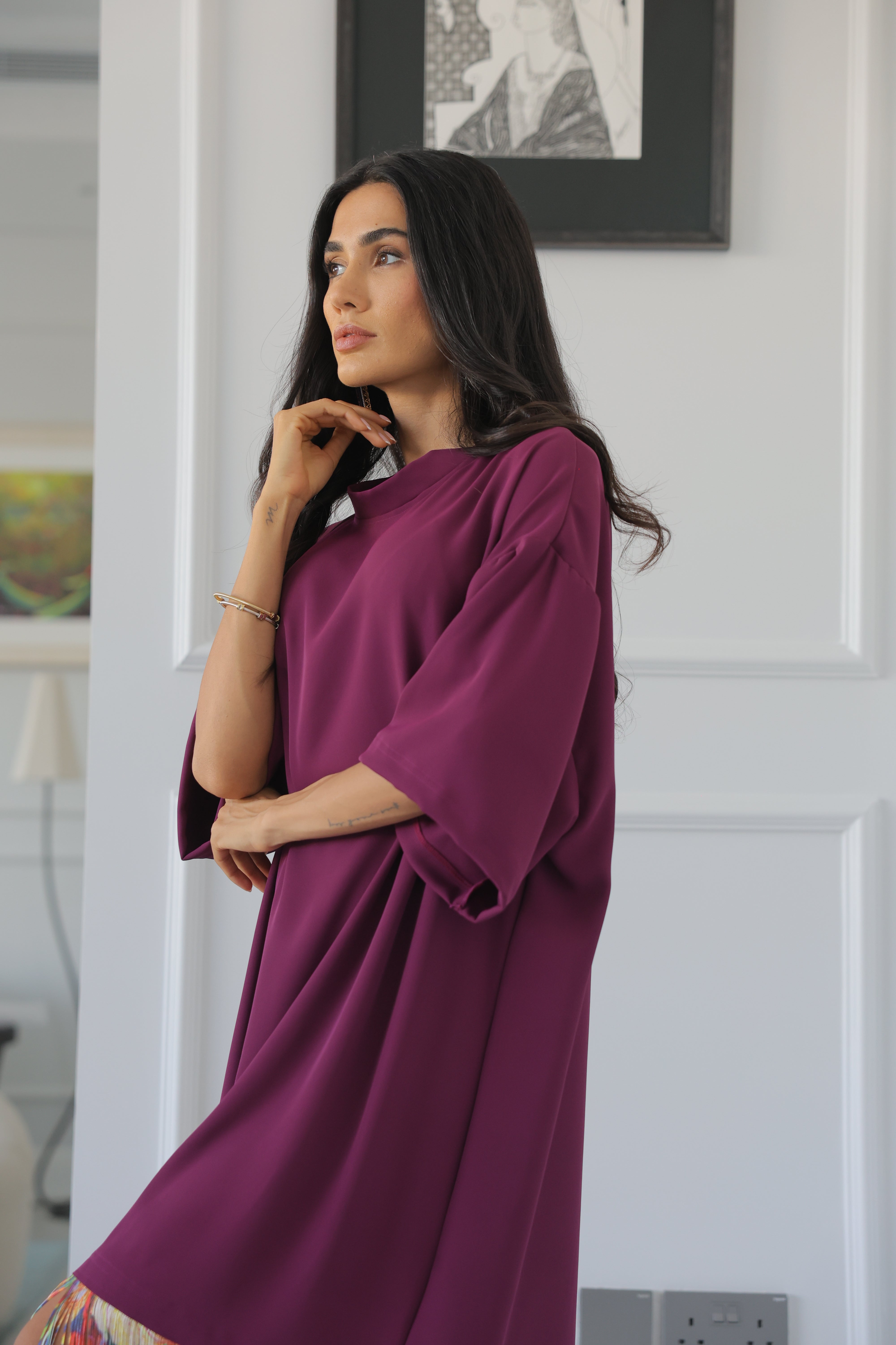 Drift Dress Mulberry