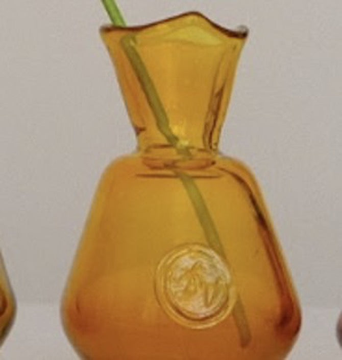 Golden Topaz Peony Vase PV-GTP