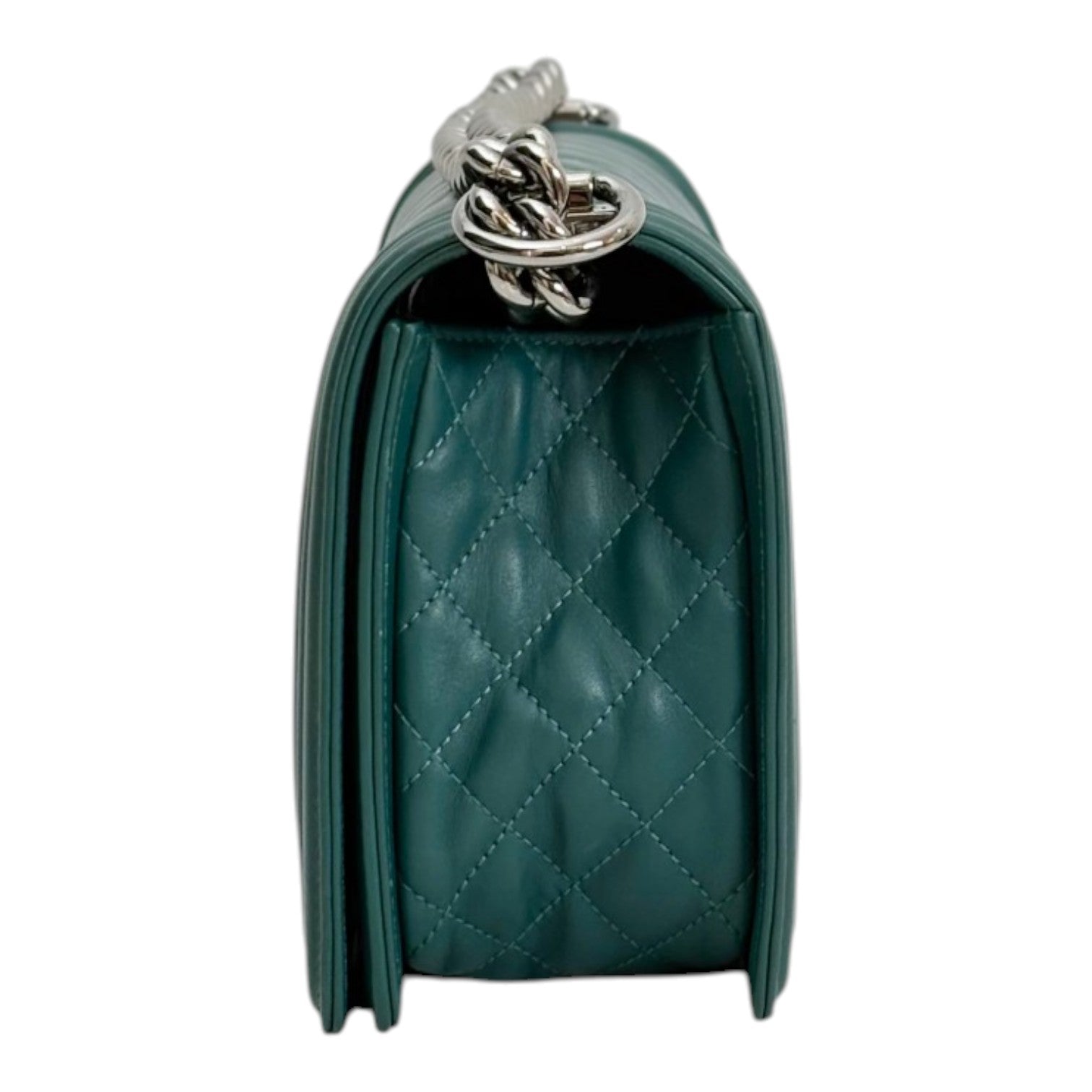 Chanel Green Medium Leboy Bag
