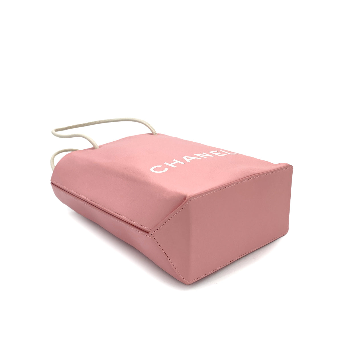 CHANEL VINTAGE ESSENTIAL TOTE BAG PINK CALF LEATHER 90249865