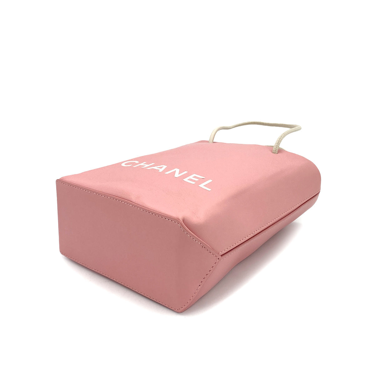 CHANEL VINTAGE ESSENTIAL TOTE BAG PINK CALF LEATHER 90249865