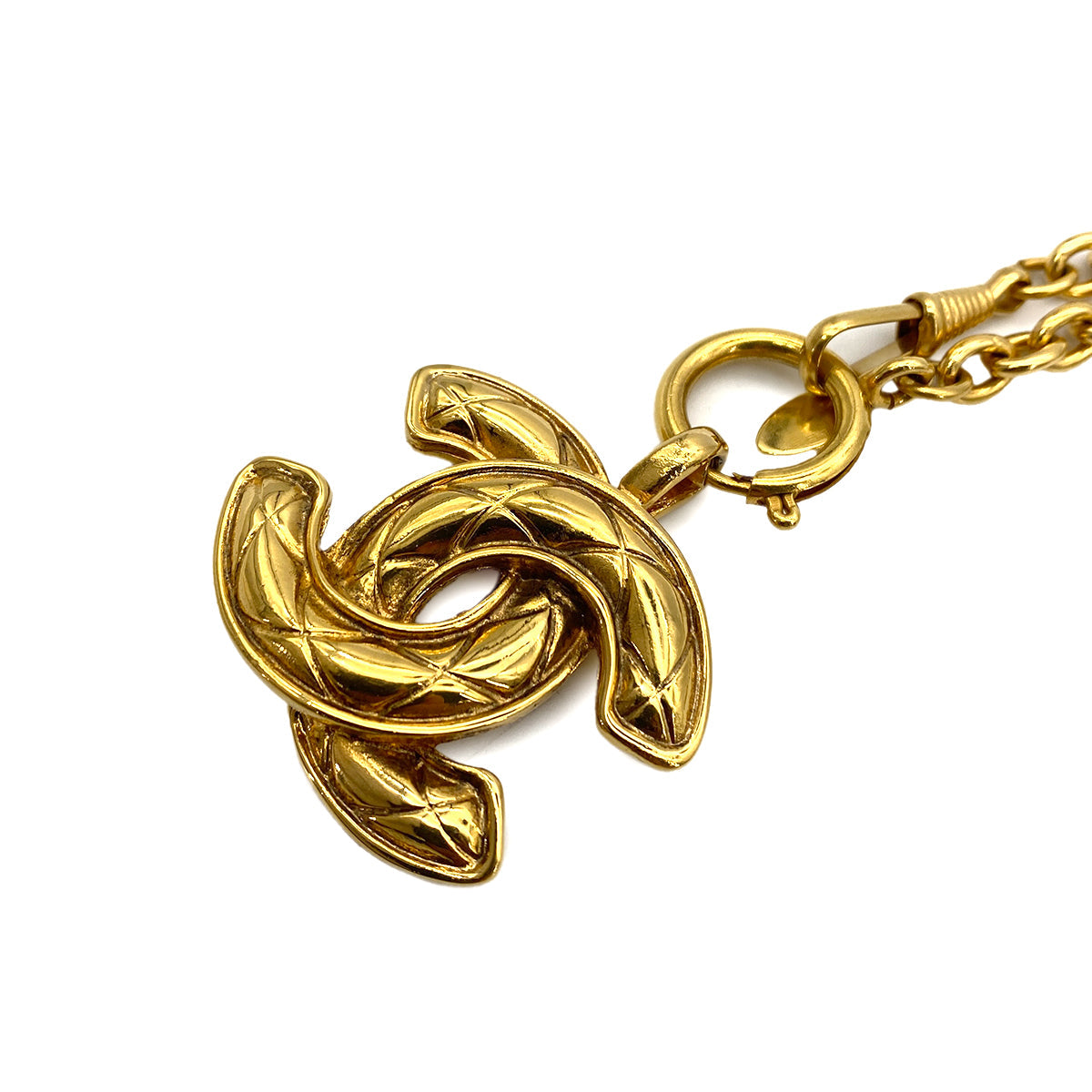 CHANEL VINTAGE NECKLACE MATELASSE COCOMARK ACCESSORY 90251129 - PURPOSE