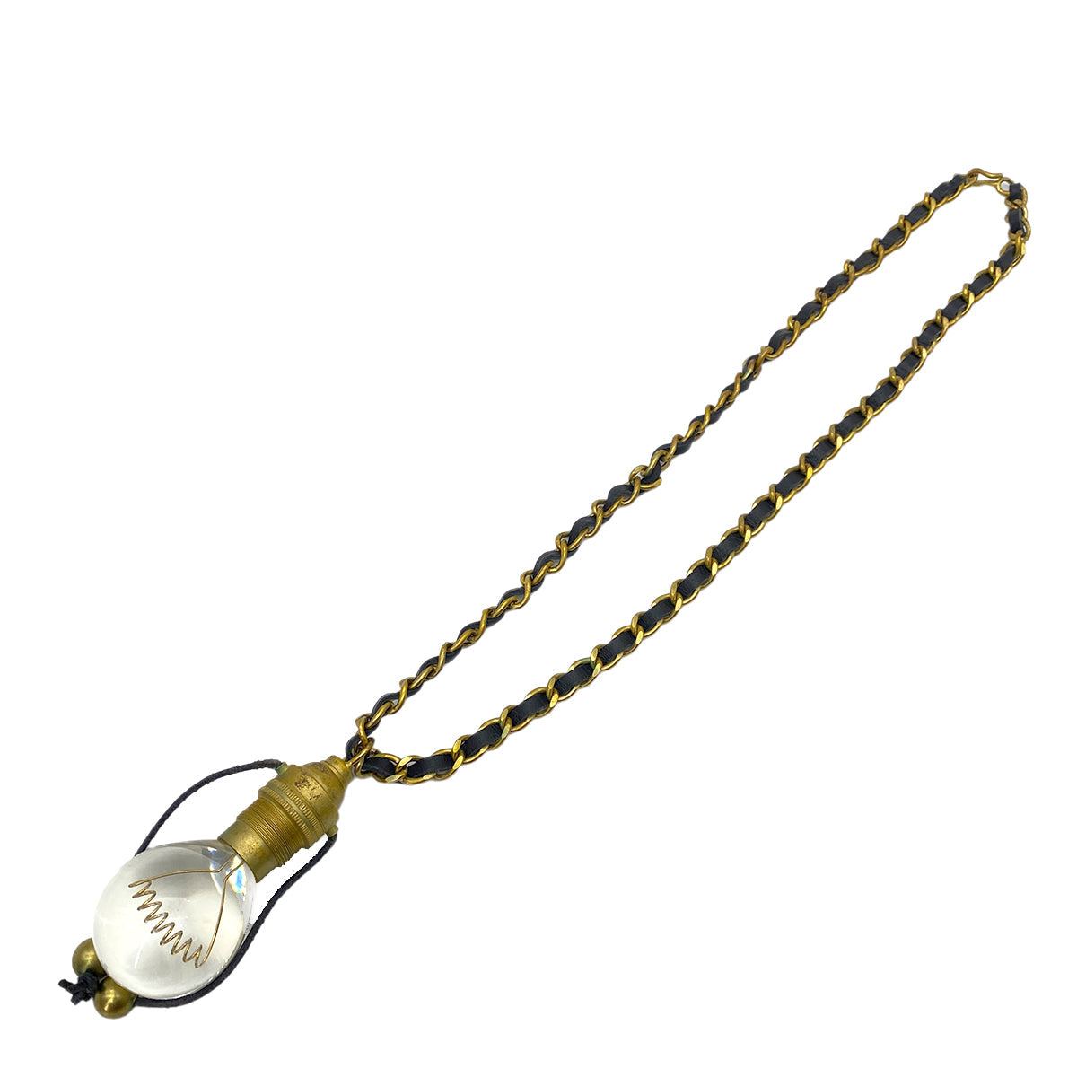 CHANEL VINTAGE NECKLACE LIGHT BULB MOTIF ACCESSORY 94P 90252552 - PURPOSE