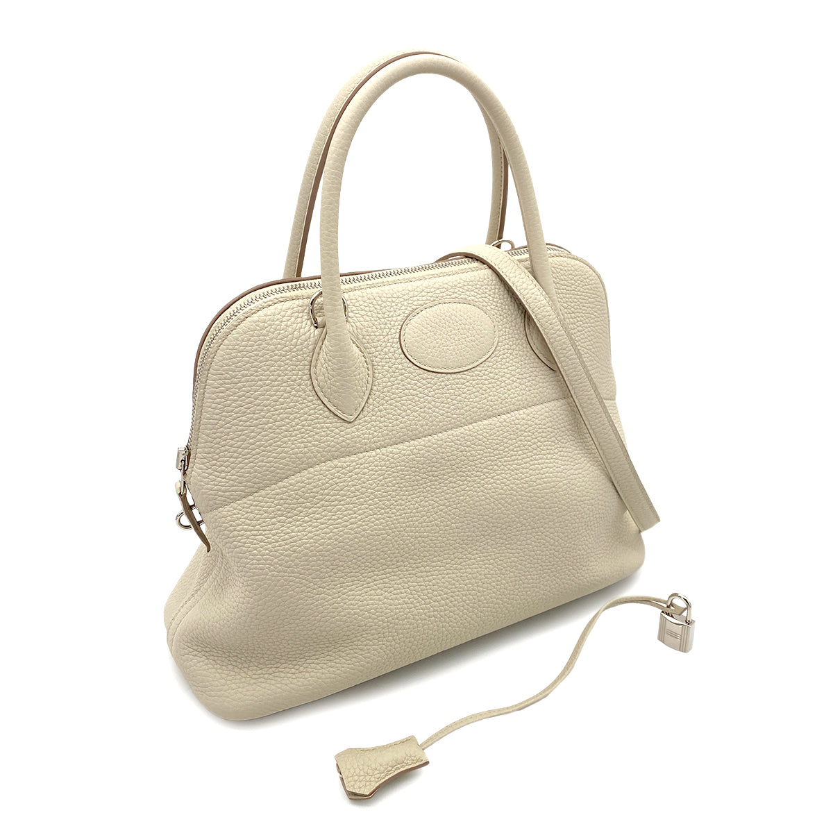 HERMES BOLIDE 31 NATA TAURILLON CLEMENCE HAND SHOULDER BAG D 90255345