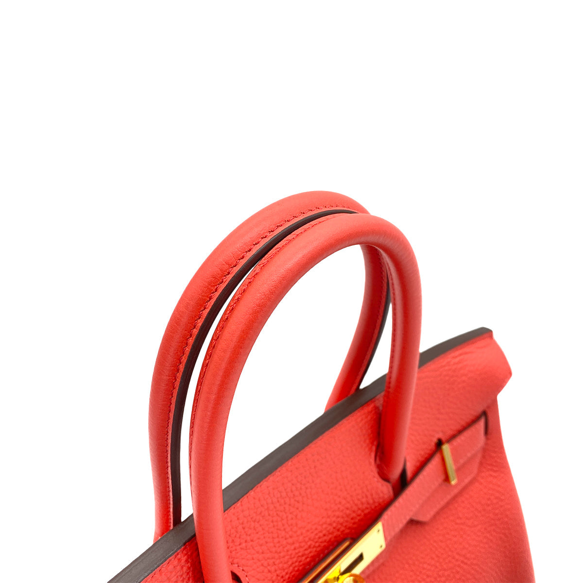 HERMES BIRKIN 30 ROSE JAIPUR TAURILLON CLEMENCE HAND BAG C SHW 90255357