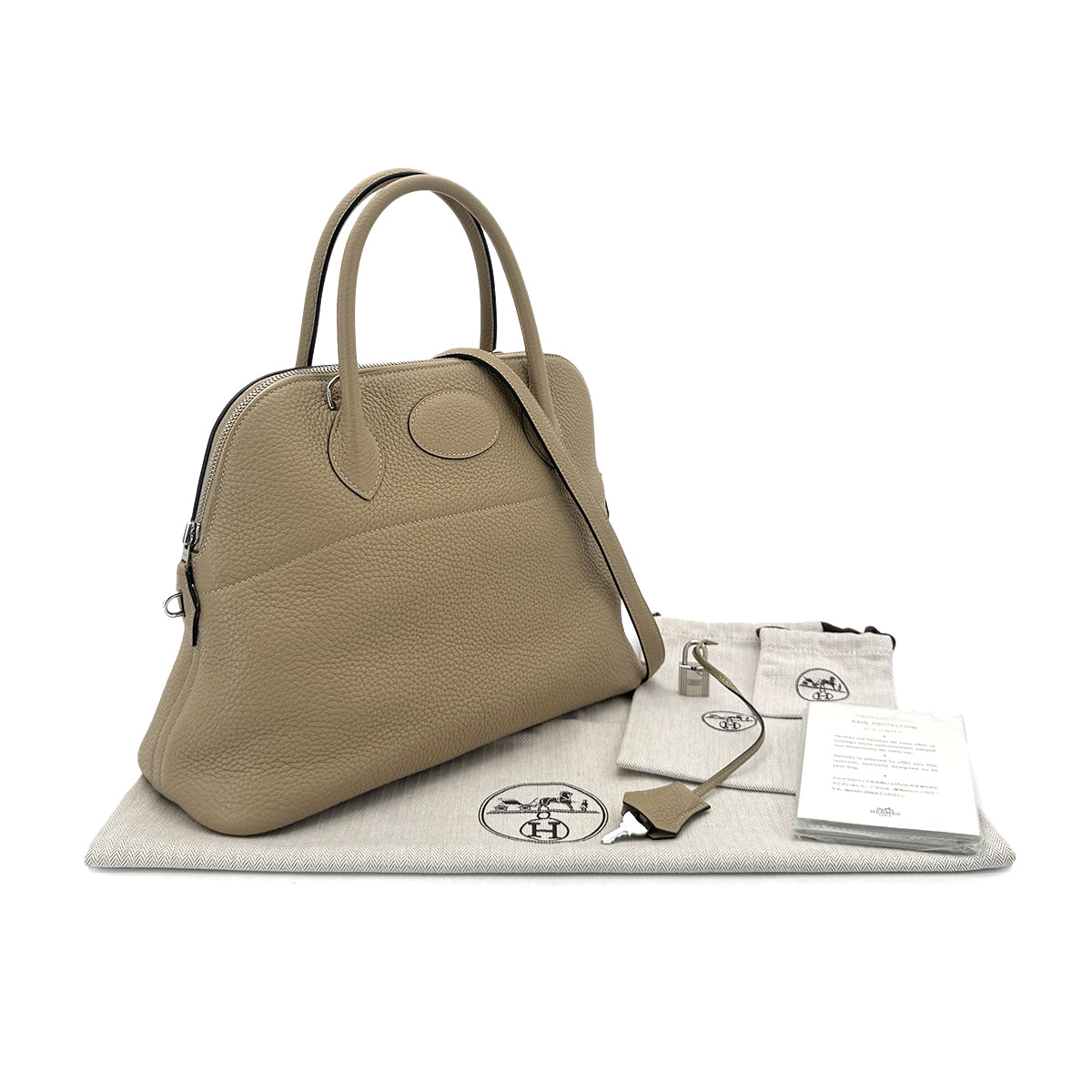 HERMES BOLIDE 31 TRENCH TAURILLON CLEMENCE HAND SHOULDER BAG A 90257434