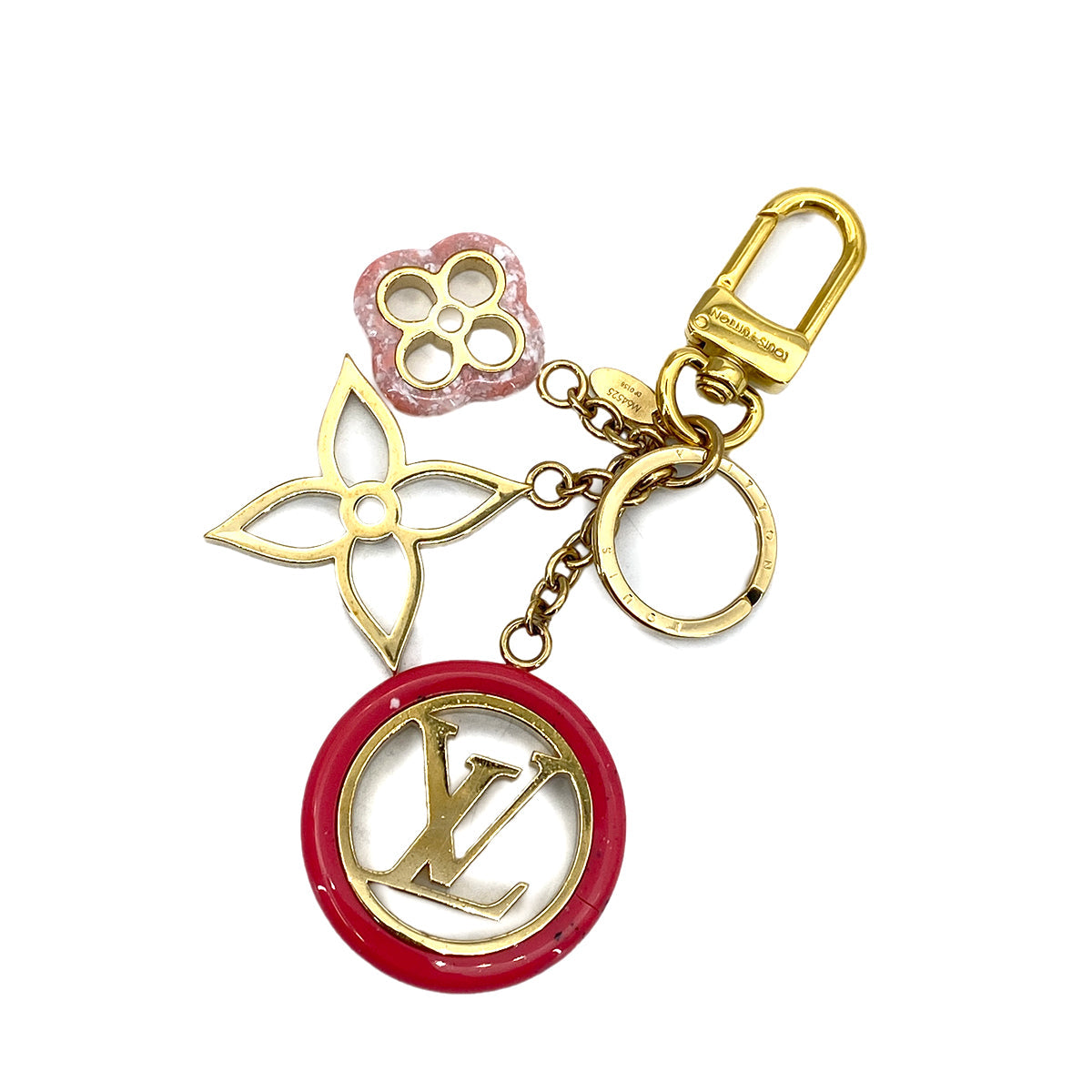 LOUIS VUITTON BAG CHARM PINK ACCESSORY 90259571