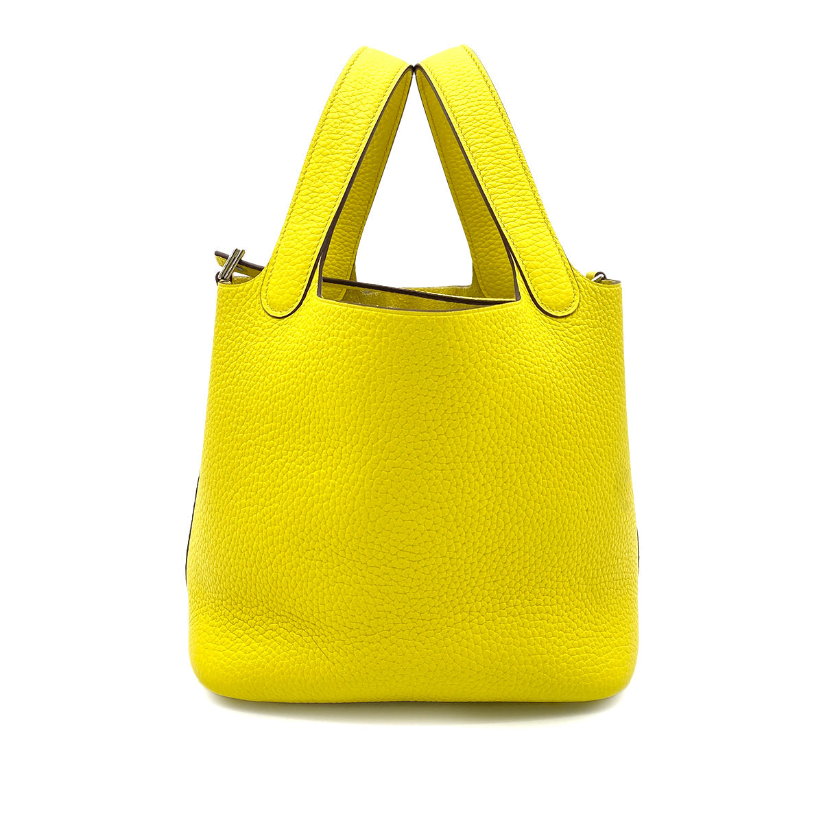 HERMES PICOTIN LOCK PM LIME TAURILLON CLEMENCE HAND BAG B 90259706