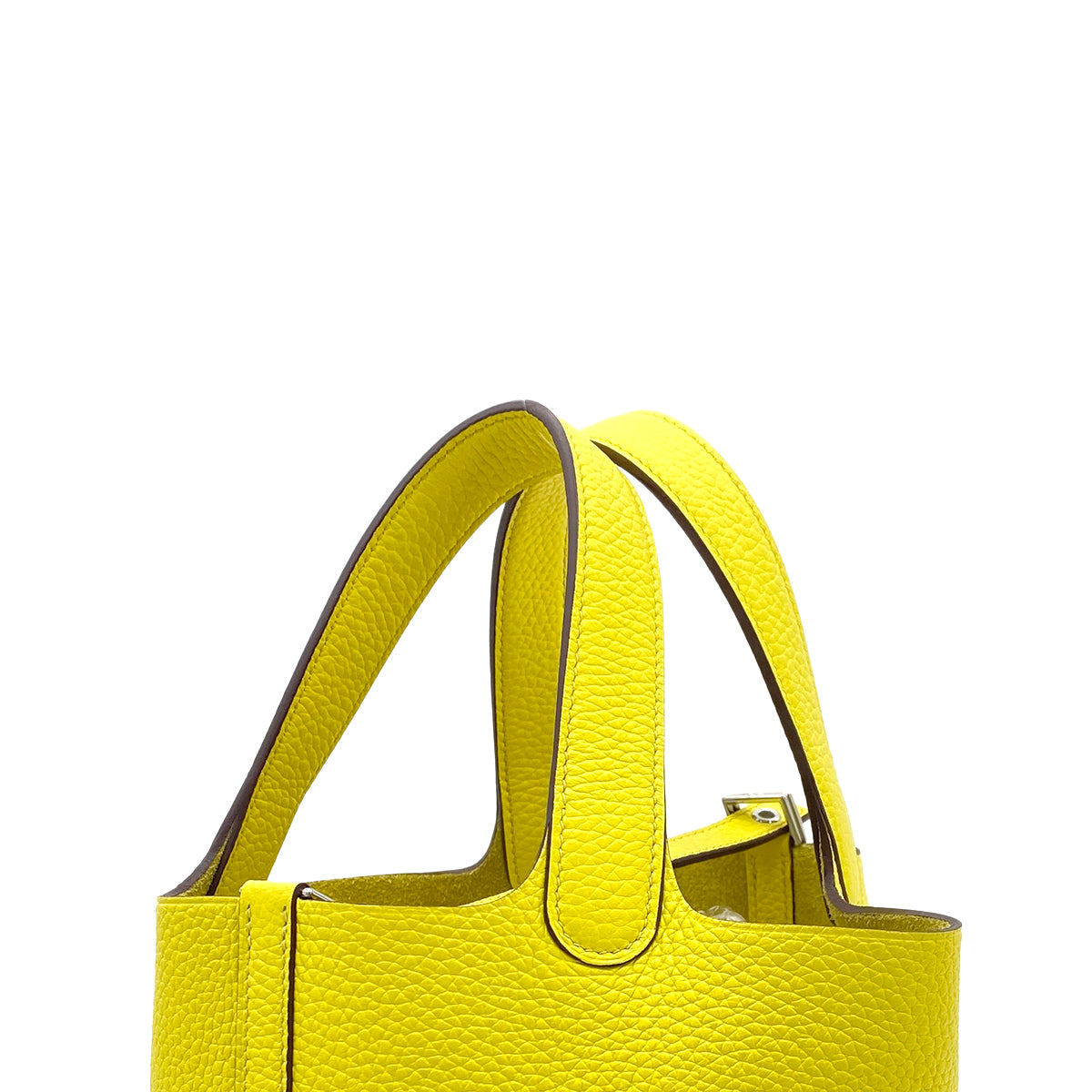 HERMES PICOTIN LOCK PM LIME TAURILLON CLEMENCE HAND BAG B 90259706