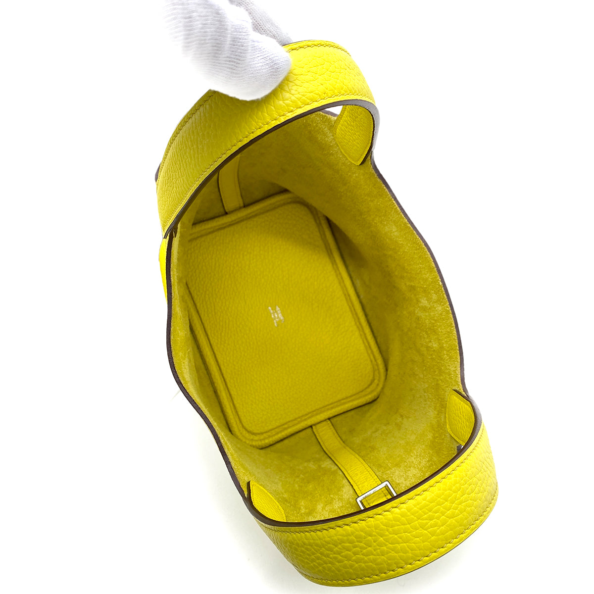 HERMES PICOTIN LOCK PM LIME TAURILLON CLEMENCE HAND BAG B 90259706