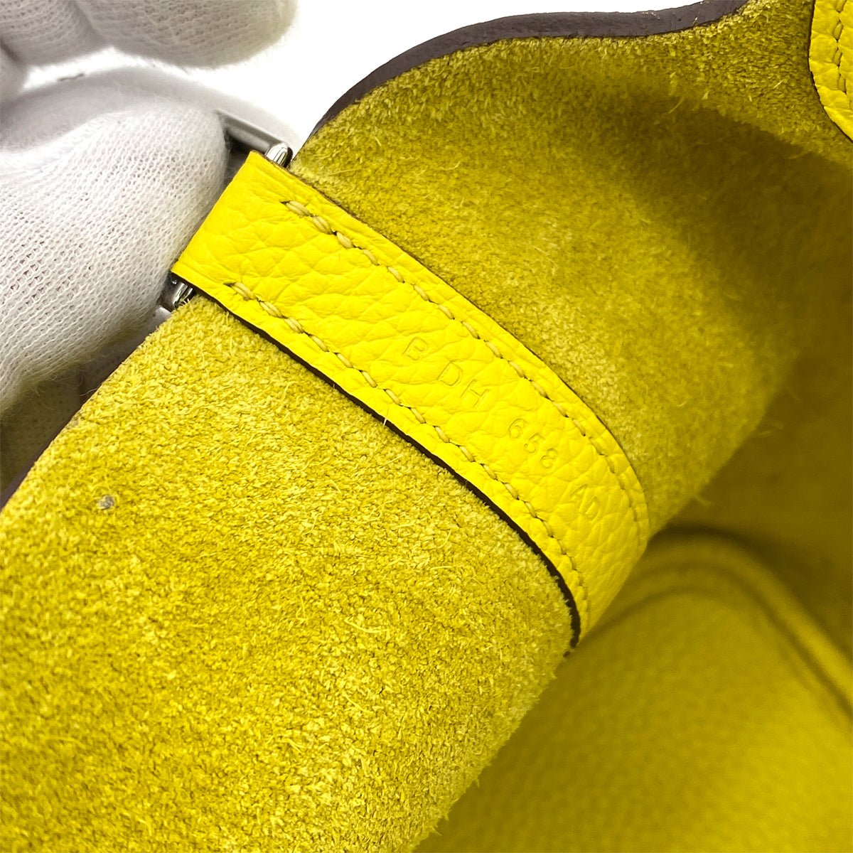 HERMES PICOTIN LOCK PM LIME TAURILLON CLEMENCE HAND BAG B 90259706