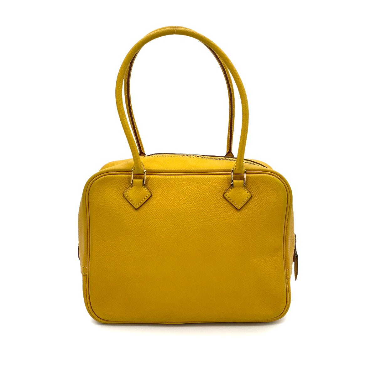 HERMES PLUME 20 JAUNE COUCHEVEL SHOULDER BAG 〇Z 90261223
