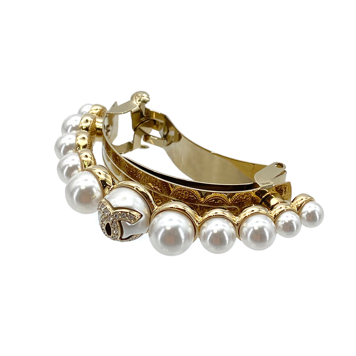 CHANEL VALLETTA COCOMARK FAUX PEARL ACCESSORY I22S 90264390