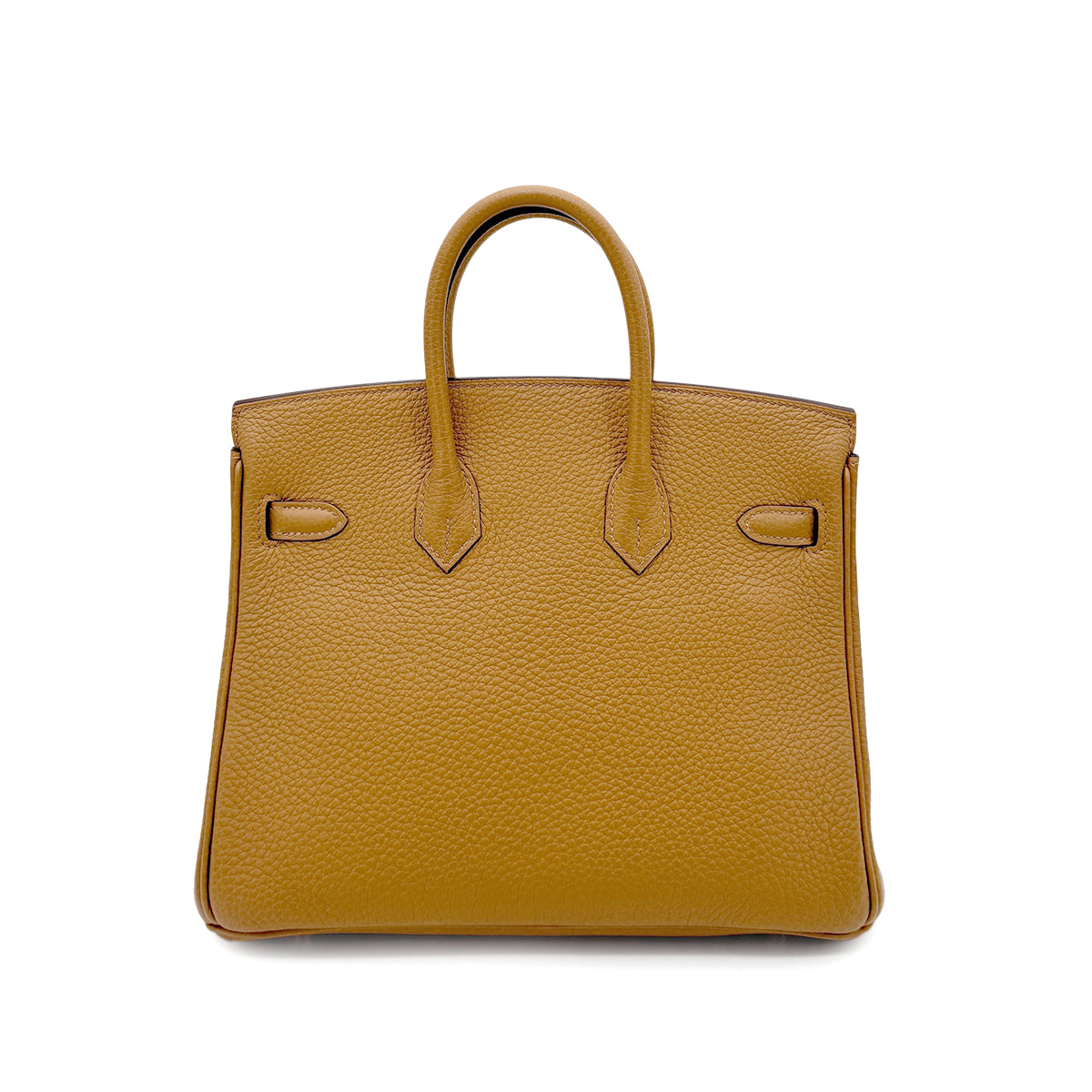 HERMES BIRKIN 25 BISCUIT TAURILLON CLEMENCE HAND BAG Z SHW 90267405
