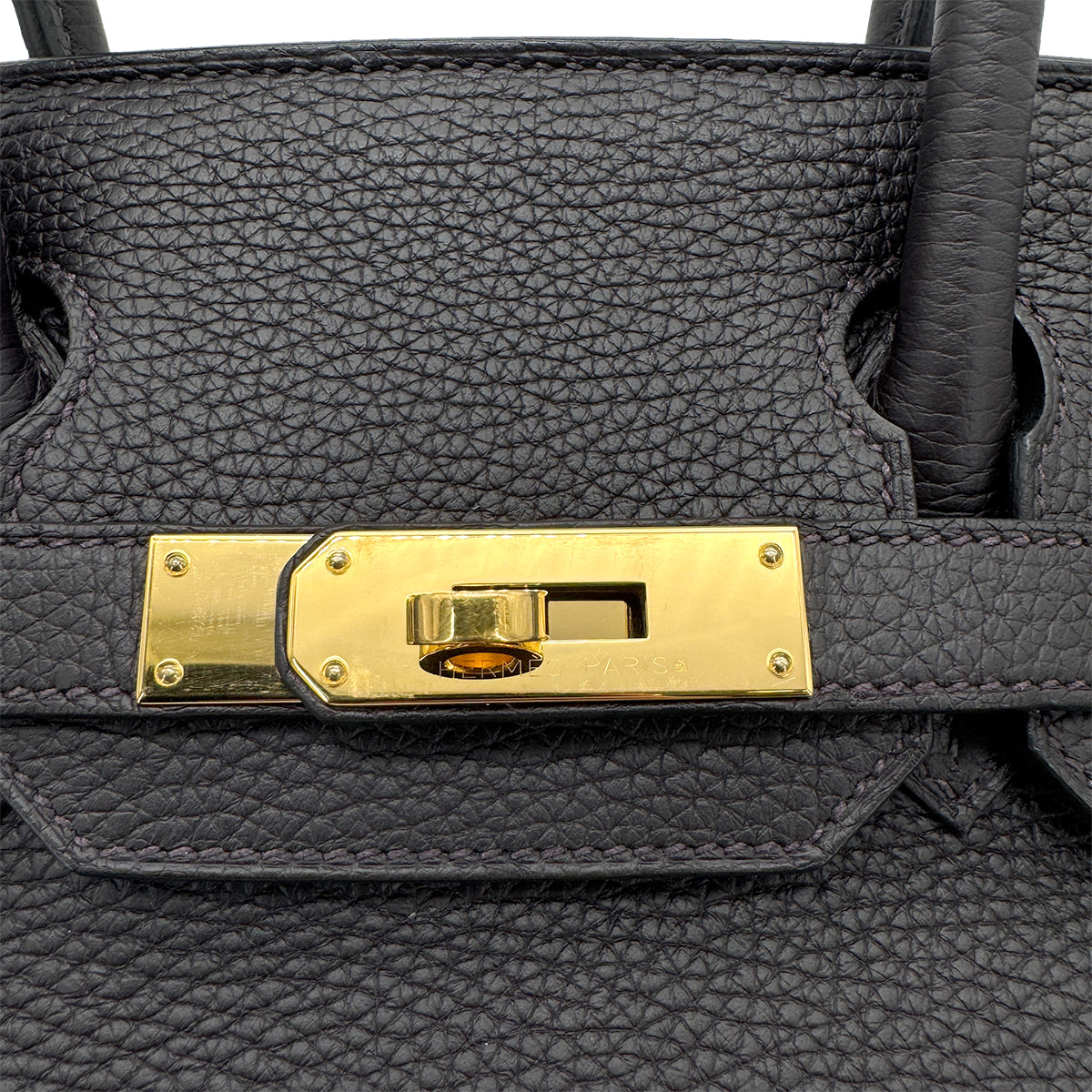 HERMES BIRKIN 30 PRUNOIR TAURILLON CLEMENCE HAND BAG T GHW 90267407