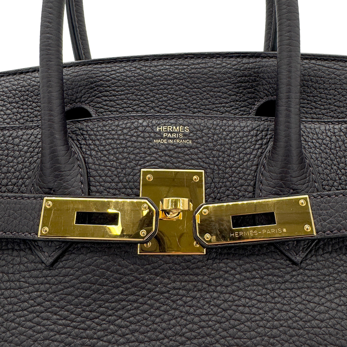 HERMES BIRKIN 30 PRUNOIR TAURILLON CLEMENCE HAND BAG T GHW 90267407