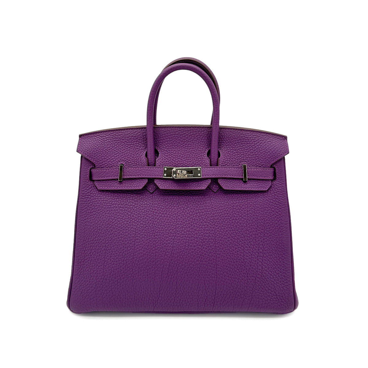HERMES BIRKIN 25 ANEMONE TOGO HAND BAG □R SHW 90268065
