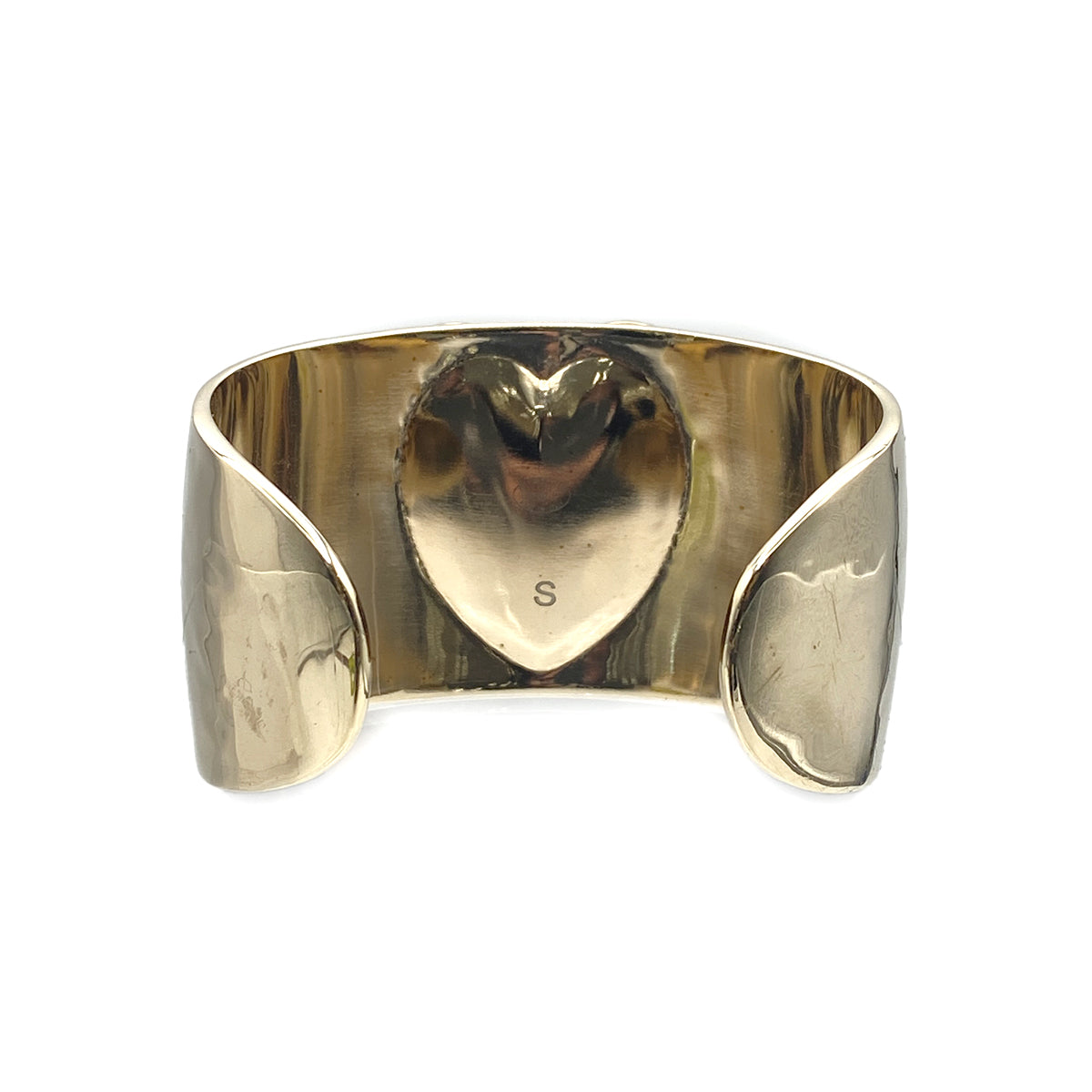 CHANEL BANGLE BRACELET HEART TURN LOCK COCOMARK ACCESSORY S B22B 90269852