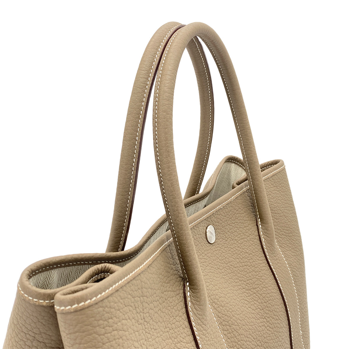 HERMES GARDEN PARTY PM ETOUPE VEAU NEGONDA TOTE BAG □K 90270803 - PURPOSE