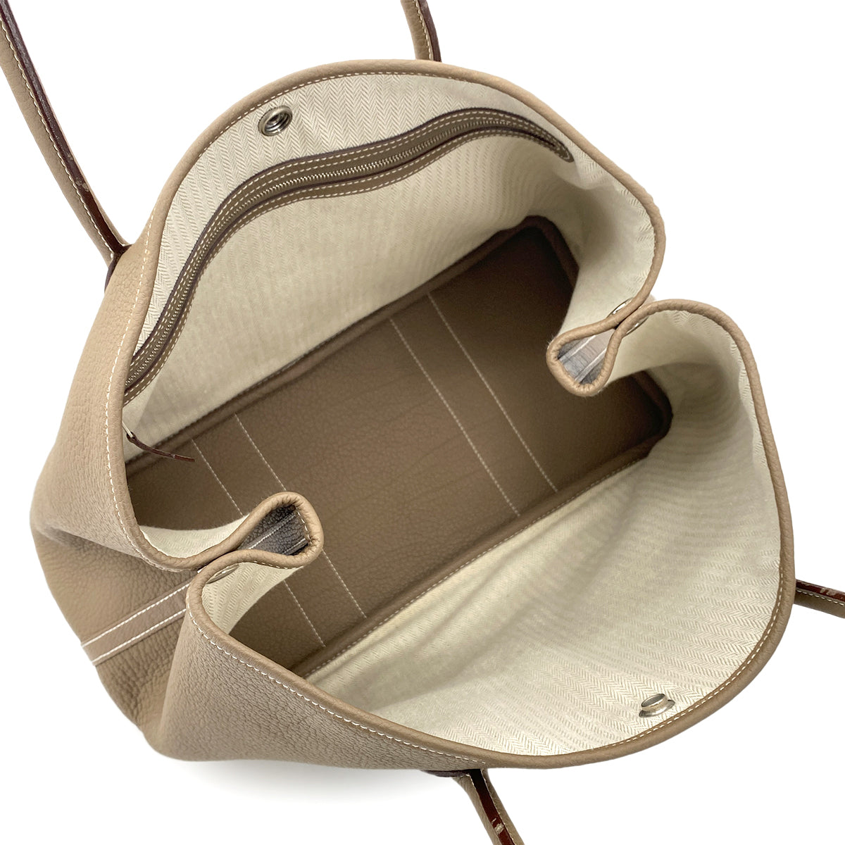 HERMES GARDEN PARTY PM ETOUPE VEAU NEGONDA TOTE BAG □K 90270803 - PURPOSE