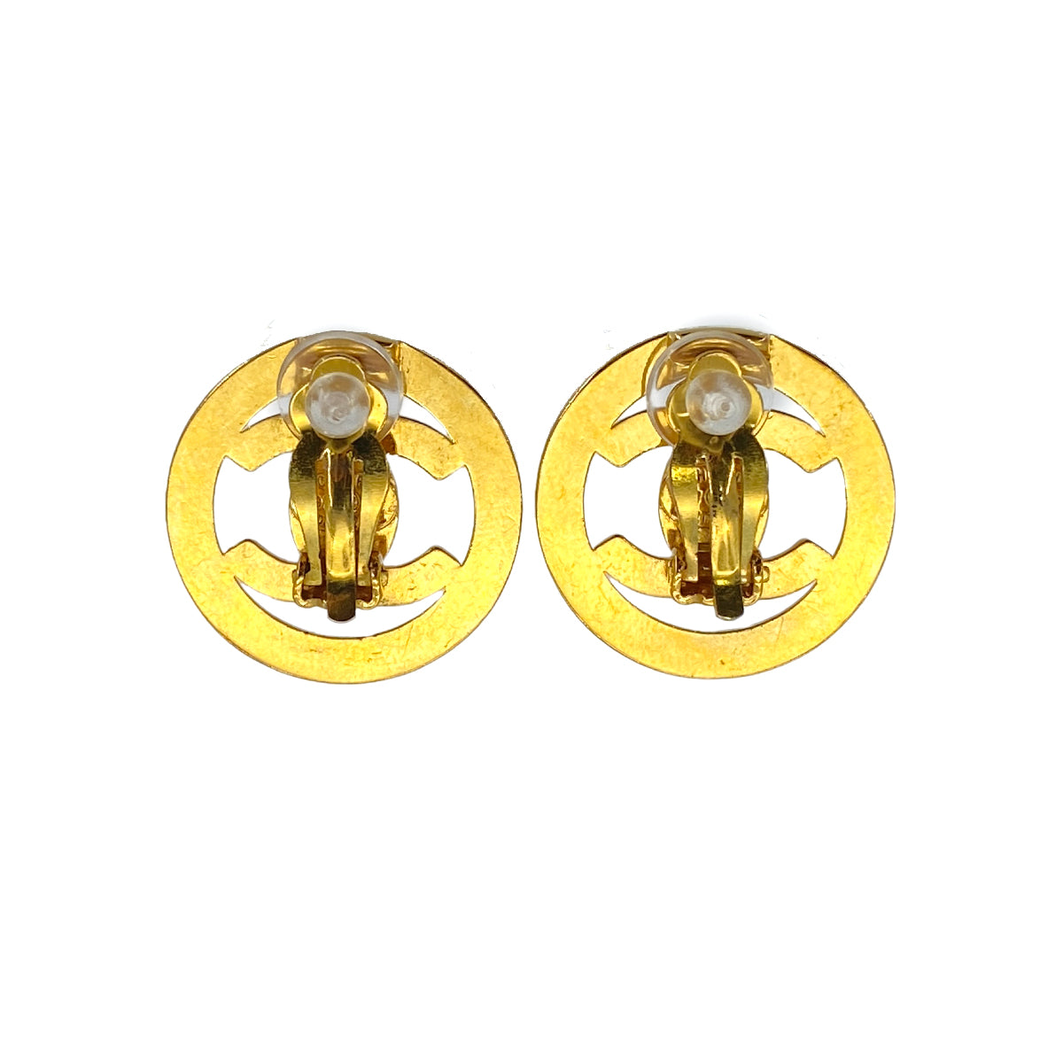 CHANEL VINTAGE EARRINGS TURN LOCK ACCESSORY 97P 90271747