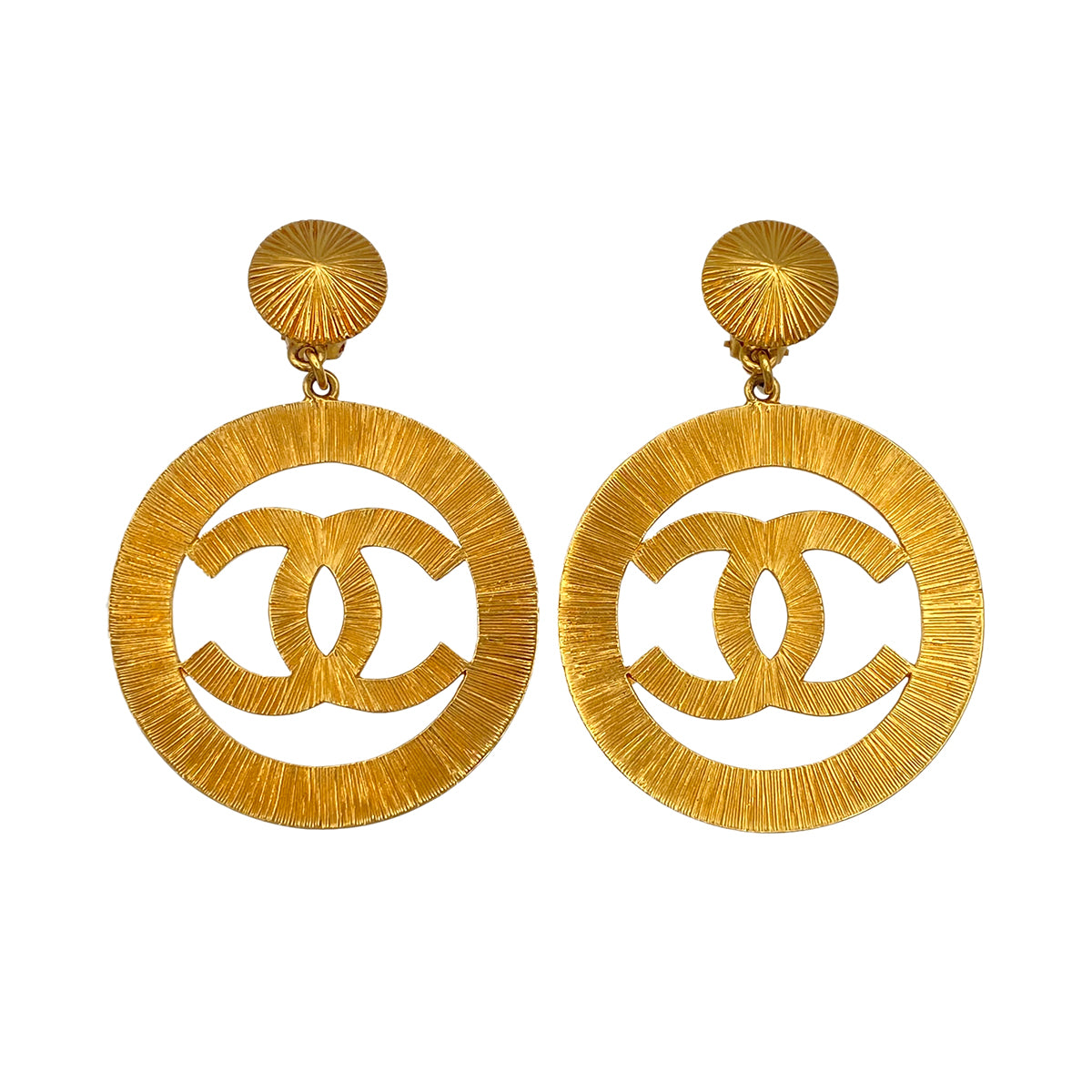 CHANEL VINTAGE EARRINGS COCOMARK ACCESSORY 93P 90271752