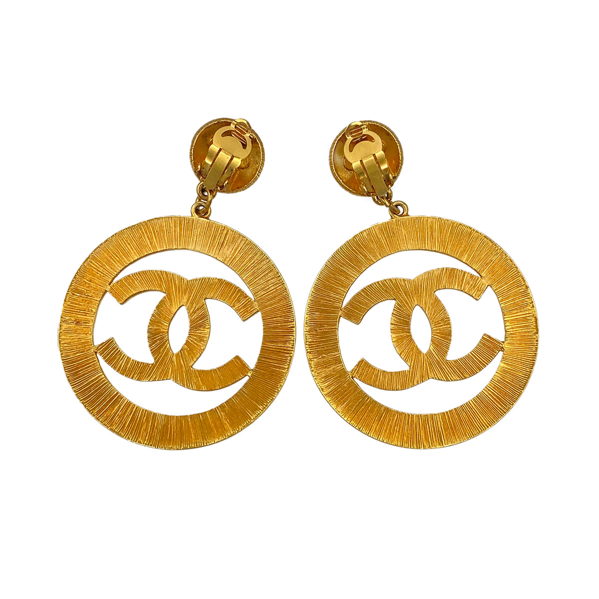 CHANEL VINTAGE EARRINGS COCOMARK ACCESSORY 93P 90271752