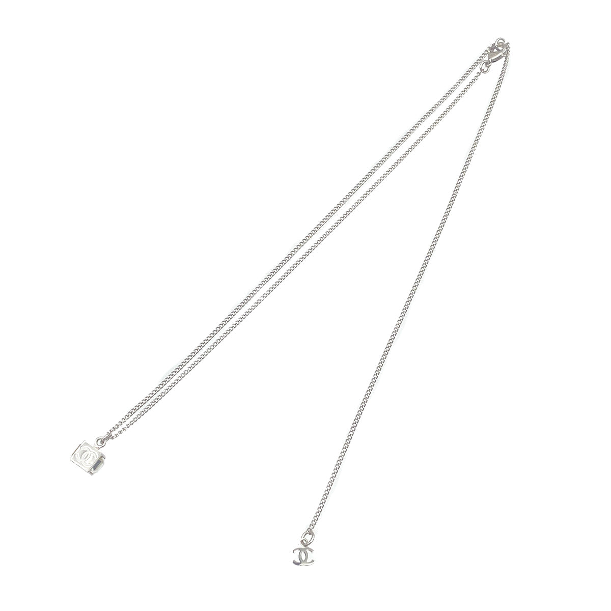 CHANEL NECKLACE CUBE COCOMARK RHINESTONE ACCESSORY B25C 90271934