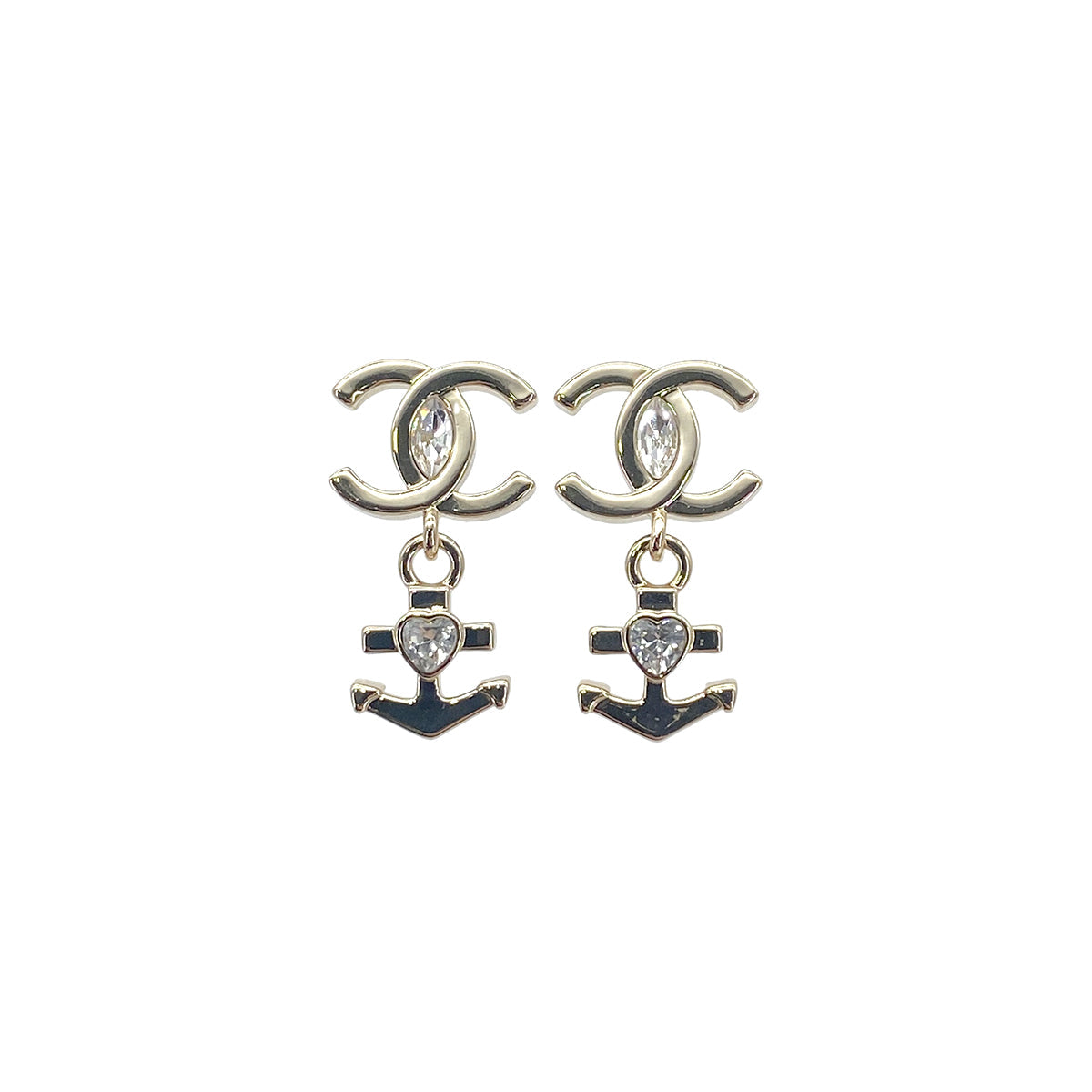 CHANEL EARRINGS COCOMARK RHINESTONE ACCESSORY B25C 90271941 - PURPOSE