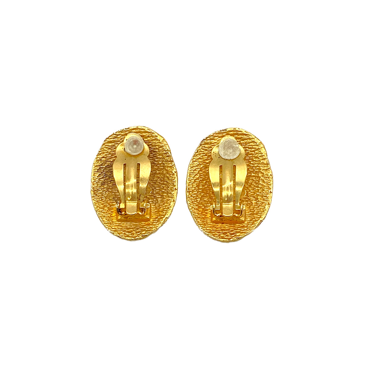 CHANEL VINTAGE EARRINGS COCOMARK OVAL ACCESSORY 29 90272320