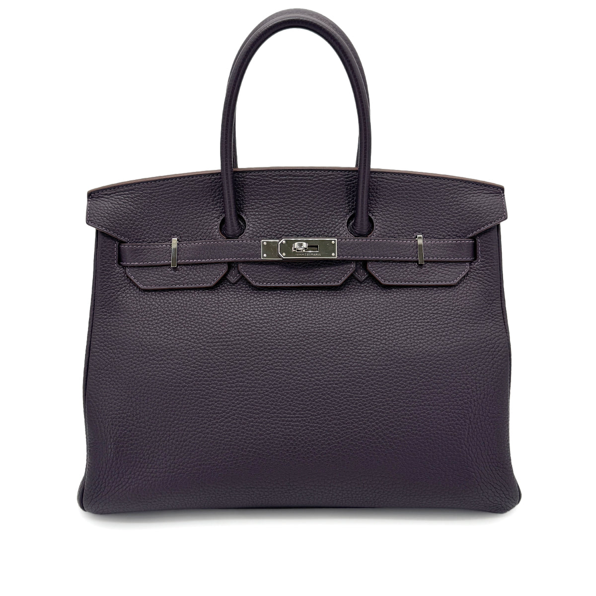 HERMES BIRKIN 35 RAISIN TOGO HAND BAG □P SHW 90272810