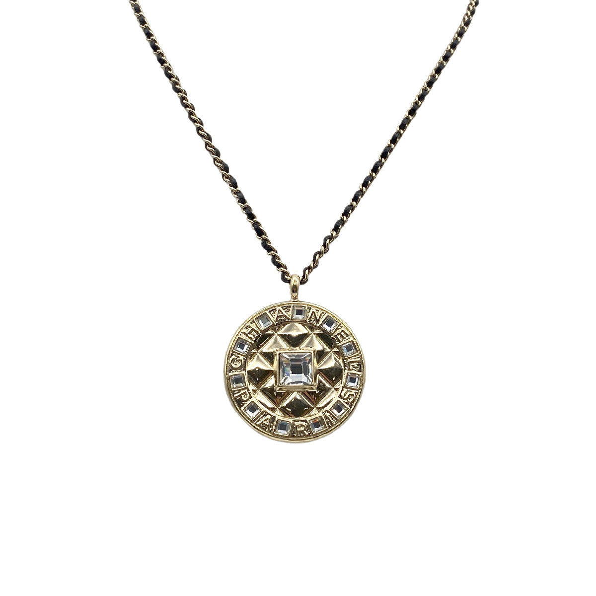 CHANEL NECKLACE LOGO RHINESTONE ACCESSORY B20C 90273912 - PURPOSE