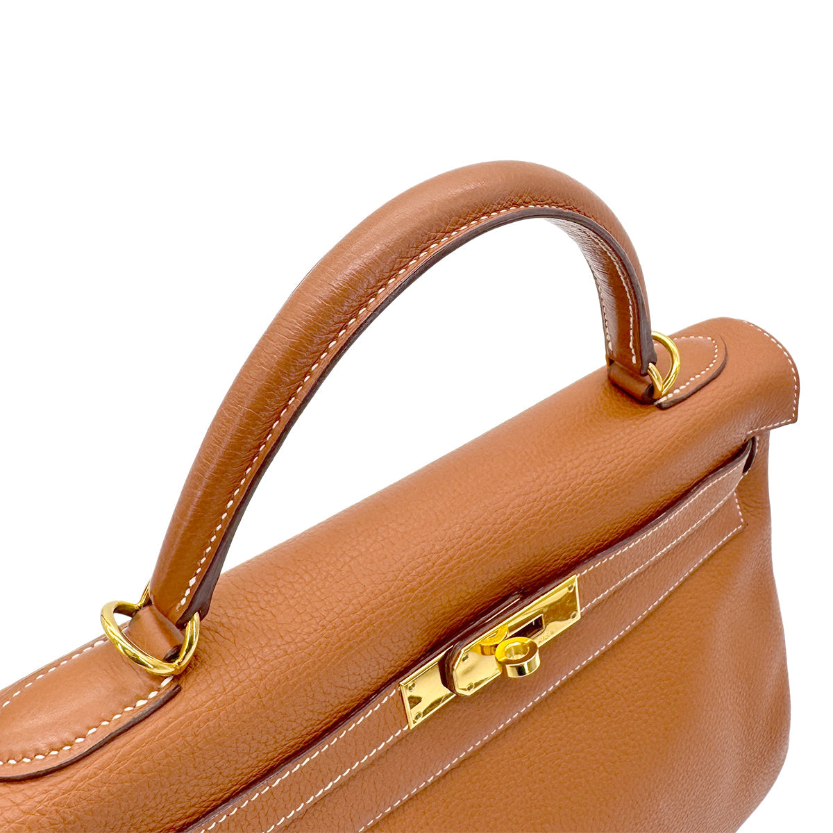 HERMES KELLY 32 RETOURNE ETRUSQUE TAURILLON CLEMENCE HAND SHOULDER BAG □H GHW 90274037