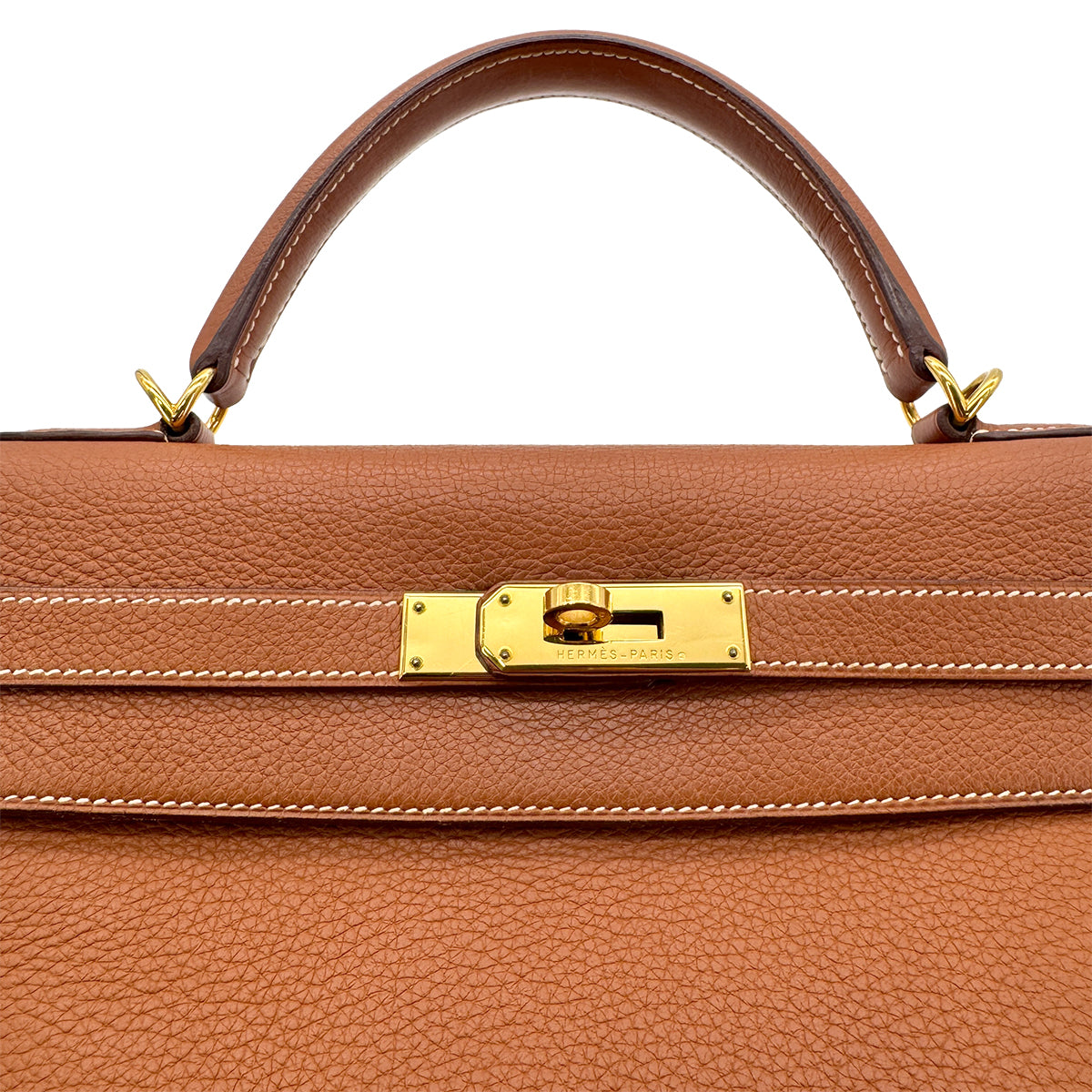 HERMES KELLY 32 RETOURNE ETRUSQUE TAURILLON CLEMENCE HAND SHOULDER BAG □H GHW 90274037