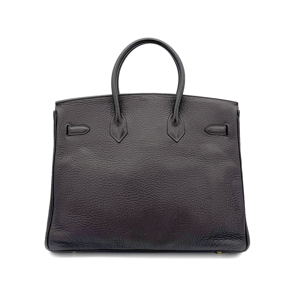 HERMES BIRKIN 35 BROWN TAURILLON CLEMENCE HAND BAG ▢F 90274060