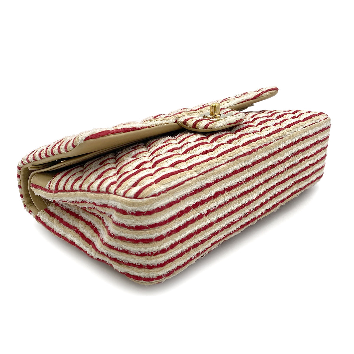 CHANEL FAKEPEARL CHAIN SHOULDER BAG MULTICOLOR CANVAS 90274411