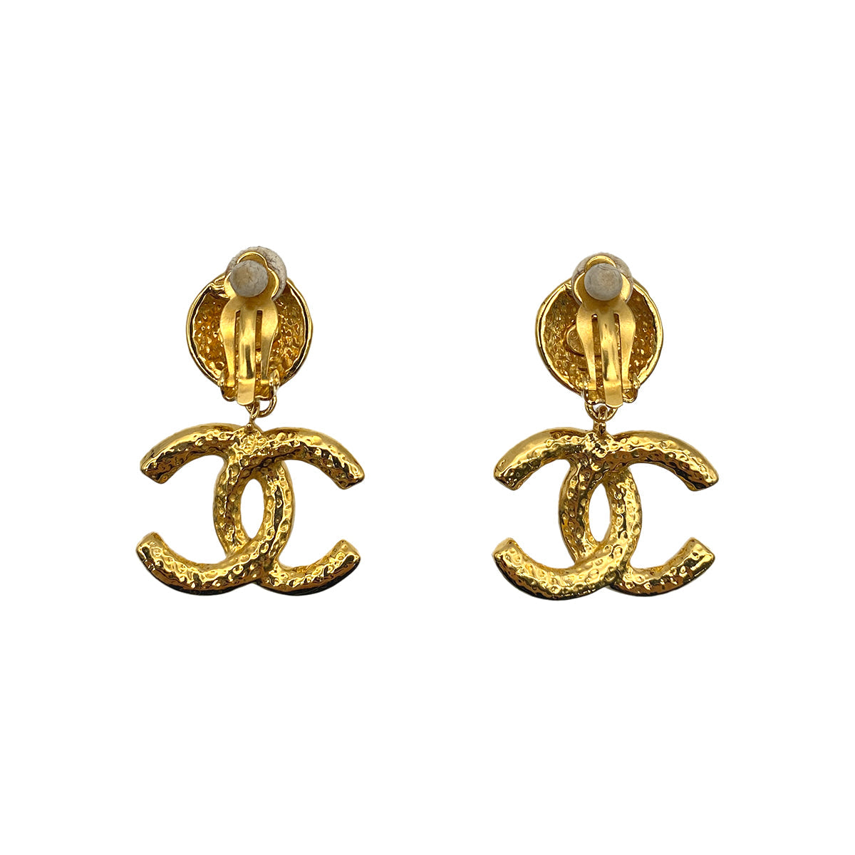 CHANEL VINTAGE EARRINGS COCOMARK SWING ACCESSORY 95A 90274863
