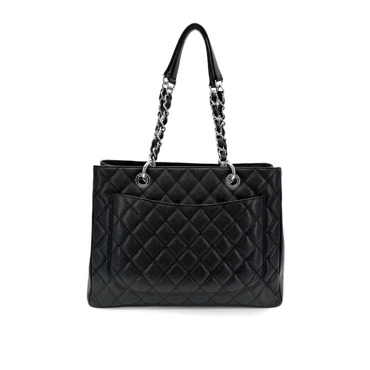 CHANEL GST TOTE BAG BLACK CAVIAR SKIN 90276768