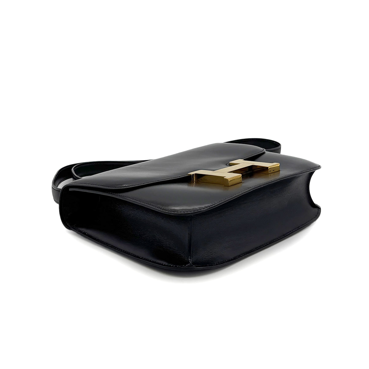 HERMES CONSTANCE 24 BLACK BOXCALF SHOULDER BAG 〇E GHW 90279719 - PURPOSE