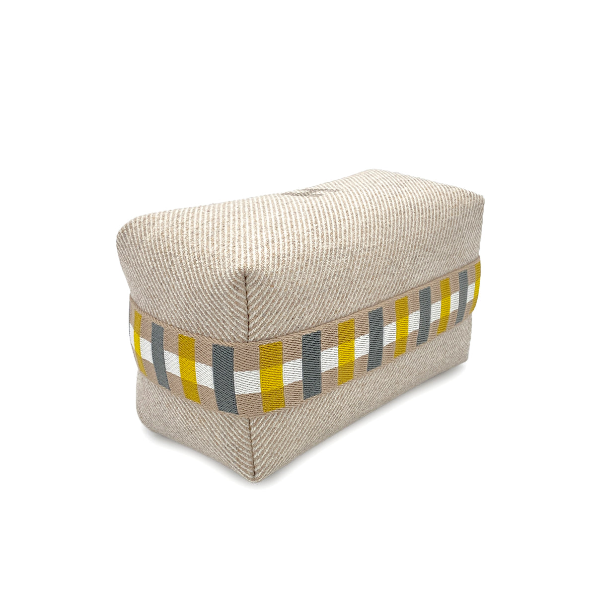 HERMES BRIDE A BRAC PM AU CARRE SEIGLE TOILE H POUCH HAND BAG 90280289