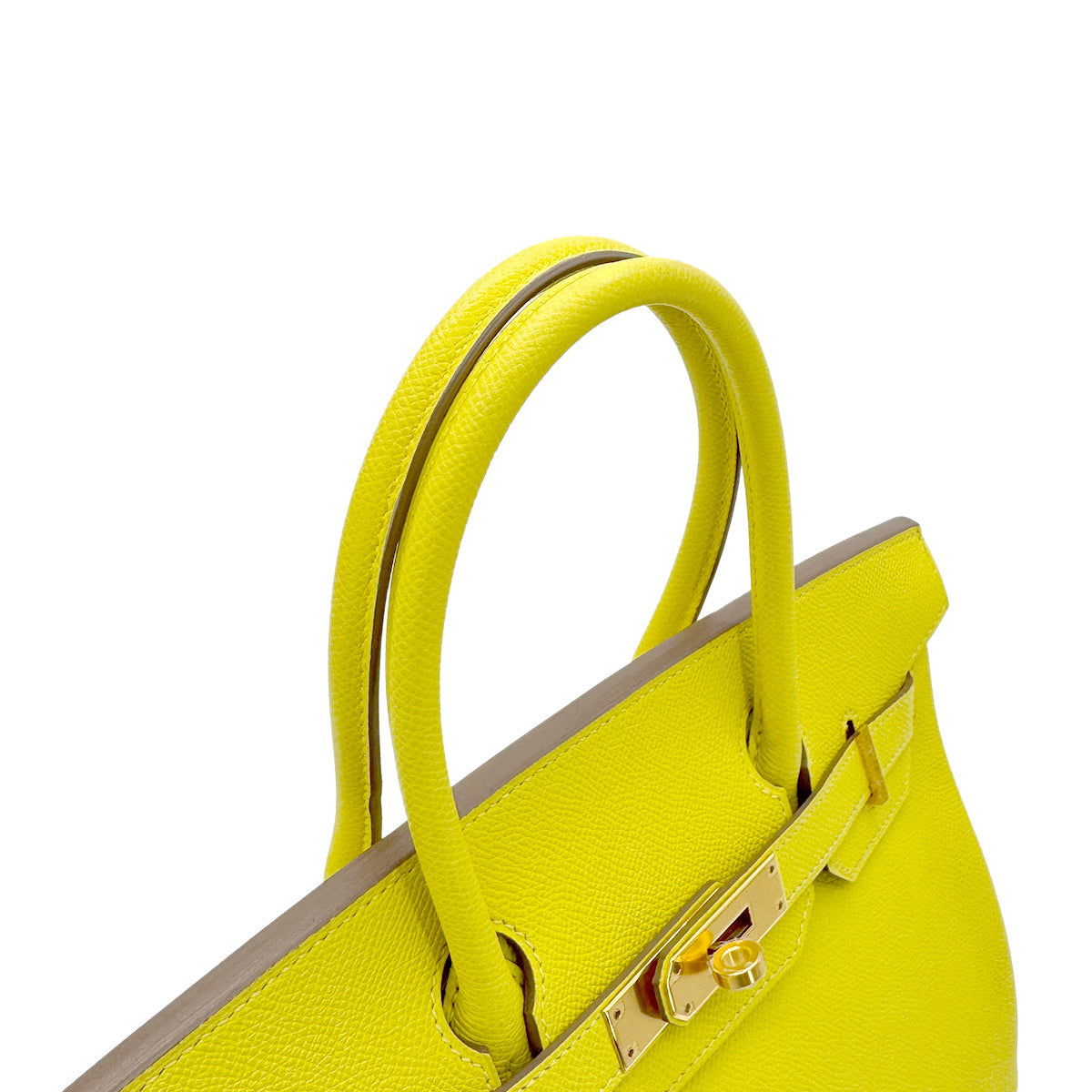 HERMES BIRKIN 30 SOUFRE VEAU EPSOM HAND BAG D GHW 90280527