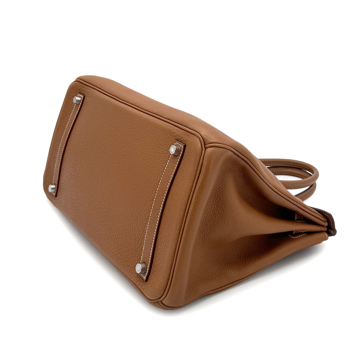 HERMES BIRKIN 35 GOLD TAURILLON CLEMENCE HAND BAG □L GHW 90280531