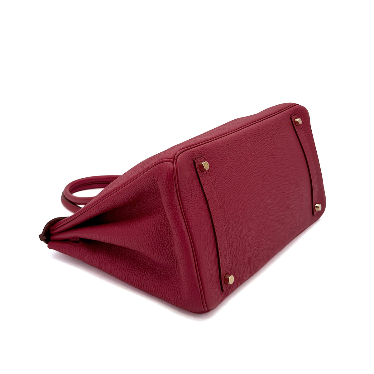 HERMES BIRKIN 35 RUBIS TOGO HAND BAG □O GHW 90282270