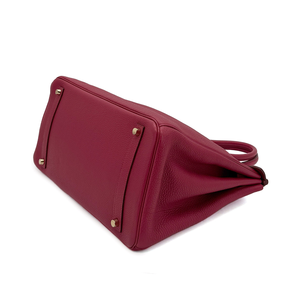 HERMES BIRKIN 35 RUBIS TOGO HAND BAG □O GHW 90282270